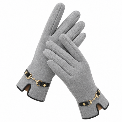 Gants Vintage pour femmes - Gris - Ajustable ( 6 ½ à 8 ) | La boutique du chapeau