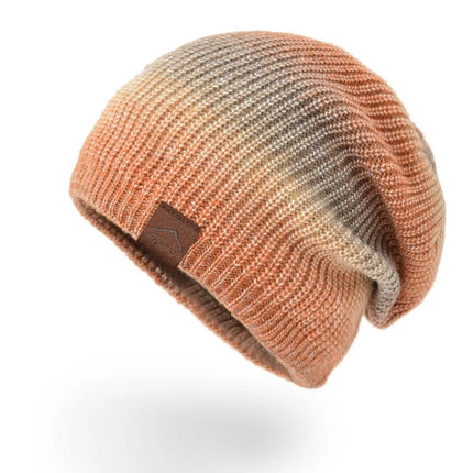Bonnet femme dégradé hiver extérieur - Orange - Ajustable (du 54 au 59) | La boutique du chapeau