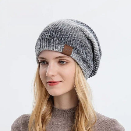 Bonnet femme dégradé hiver extérieur - Gris - Ajustable (du 54 au 59) | La boutique du chapeau