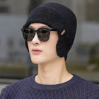 Bonnet homme hiver extérieur - Noir - Ajustable (du 54 au 59) | La boutique du chapeau