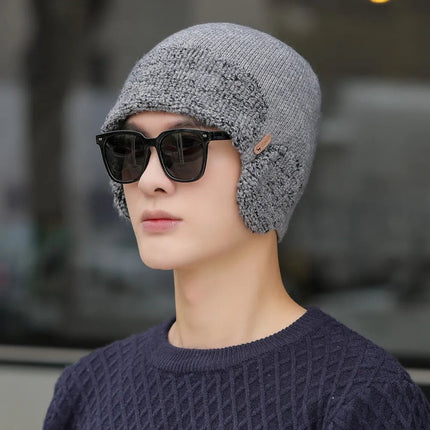 Bonnet homme hiver extérieur - Gris - Ajustable (du 54 au 59) | La boutique du chapeau