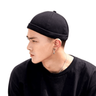 Bonnet homme quatre saisons - Noir - Ajustable (du 54 au 59) | La boutique du chapeau