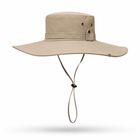 Chapeau de pêcheur pour l'été - 12cm Kaki - XXL (62 - 63cm) | La boutique du chapeau