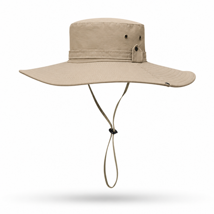 Chapeau de pêcheur pour l'été - 12cm Kaki - XXL (62 - 63cm) | La boutique du chapeau