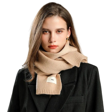 Écharpe femme unie - beige clair - | La boutique du chapeau