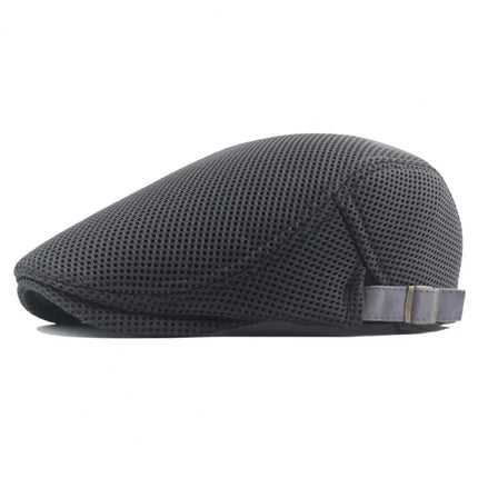 Béret britannique ajustable - Gris foncé - Ajustable (du 54 au 59) | La boutique du chapeau