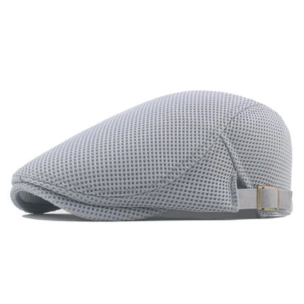Béret britannique ajustable - Gris clair - Ajustable (du 54 au 59) | La boutique du chapeau