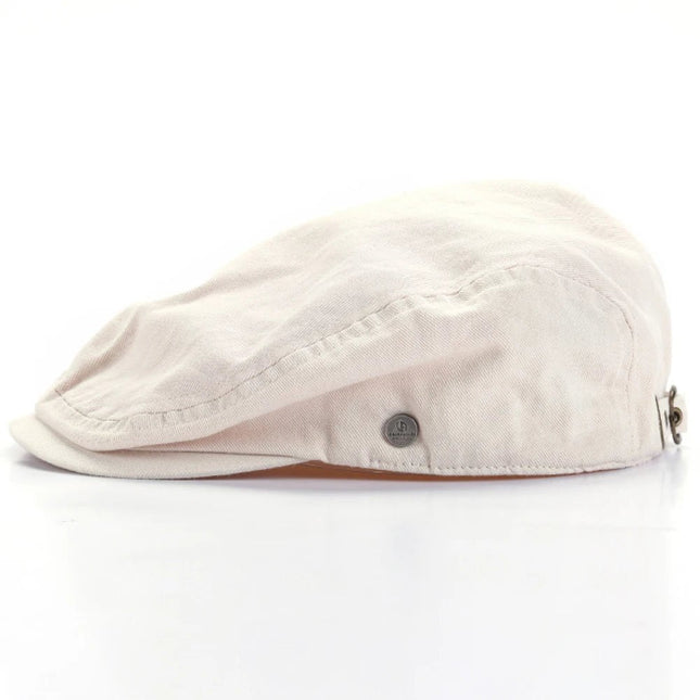 Beret de printemps - Ivoire - Ajustable (du 54 au 59) | La boutique du chapeau