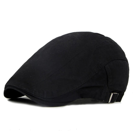 Béret décontracté ajustable - Noir - Ajustable (du 54 au 59) | La boutique du chapeau