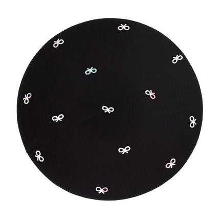 Béret en coton - Noir - Ajustable (du 54 au 59) | La boutique du chapeau