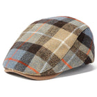 Béret en laine à carreaux - Kaki - Ajustable (du 54 au 59) | La boutique du chapeau