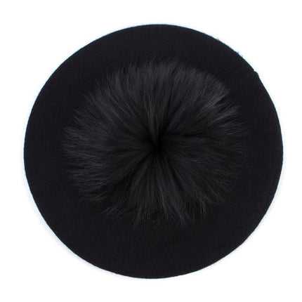 Béret femme - Noir A - Ajustable (du 54 au 59) | La boutique du chapeau