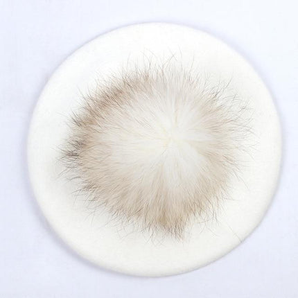 Béret femme - Blanc A - Ajustable (du 54 au 59) | La boutique du chapeau