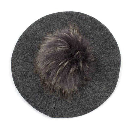 Béret femme - Gris foncé A - Ajustable (du 54 au 59) | La boutique du chapeau