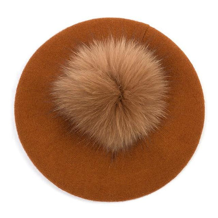 Béret femme - Caramel A - Ajustable (du 54 au 59) | La boutique du chapeau
