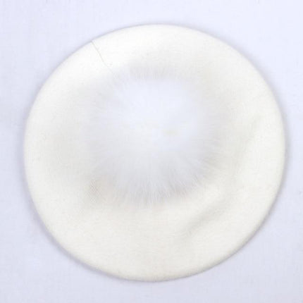 Béret femme - Blanc B - Ajustable (du 54 au 59) | La boutique du chapeau