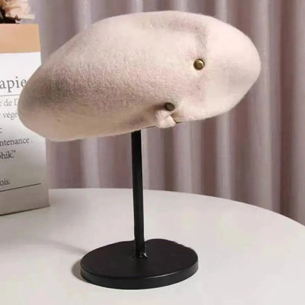 Béret femme automne hiver - Beige - Ajustable (du 54 au 59) | La boutique du chapeau