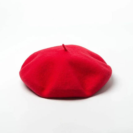Béret femme grande taille - Rouge - L (58 - 59cm) | La boutique du chapeau