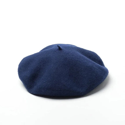Béret femme grande taille - Bleu foncé - L (58 - 59cm) | La boutique du chapeau