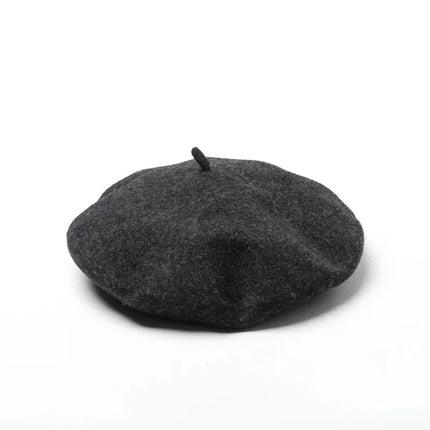 Béret femme grande taille - Gris foncé - L (58 - 59cm) | La boutique du chapeau