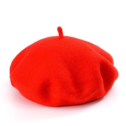 Béret francais - Rouge - Ajustable (du 54 au 59) | La boutique du chapeau