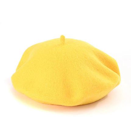 Béret francais - Jaune - Ajustable (du 54 au 59) | La boutique du chapeau