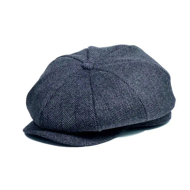 Béret homme en coton - Gris - M (56 - 58cm) | La boutique du chapeau