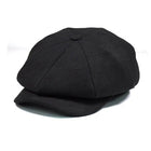 Béret homme en coton - Noir - M (56 - 58cm) | La boutique du chapeau