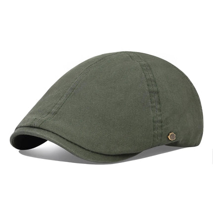 Béret léger en coton - Vert - L (58 - 59cm) | La boutique du chapeau