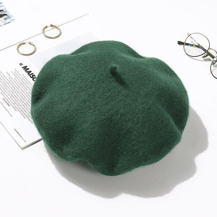 Béret style britannique - vert - M (56 - 58cm) | La boutique du chapeau