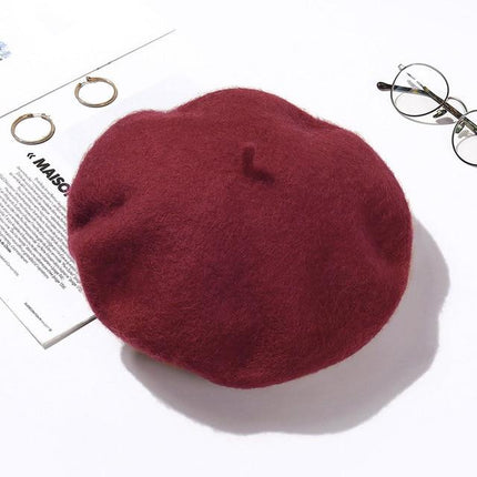 Béret style britannique - Rose - M (56 - 58cm) | La boutique du chapeau