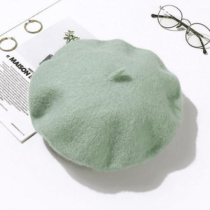 Béret style britannique - vert - M (56 - 58cm) | La boutique du chapeau
