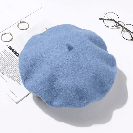 Béret style britannique - bleu ciel - M (56 - 58cm) | La boutique du chapeau