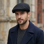 Béret style britannique - Noir - Ajustable (du 54 au 59) | La boutique du chapeau