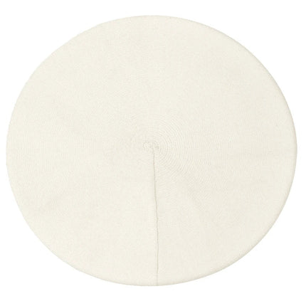 Béret femme en coton - Blanc - Ajustable (du 54 au 59) | La boutique du chapeau