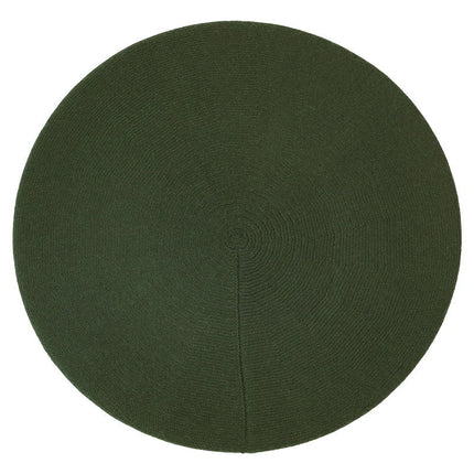 Béret femme en coton - Vert olive - Ajustable (du 54 au 59) | La boutique du chapeau