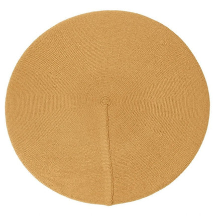 Béret femme en coton - Jaune foncé - Ajustable (du 54 au 59) | La boutique du chapeau