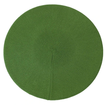 Béret femme en coton - Vert - Ajustable (du 54 au 59) | La boutique du chapeau