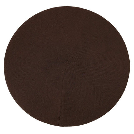 Béret femme en coton - Café - Ajustable (du 54 au 59) | La boutique du chapeau
