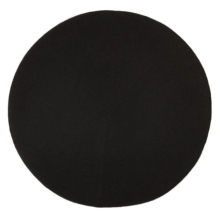 Béret femme en coton - Noir - Ajustable (du 54 au 59) | La boutique du chapeau