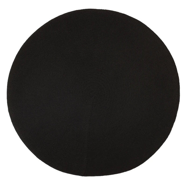 Béret femme en coton - Noir - Ajustable (du 54 au 59) | La boutique du chapeau