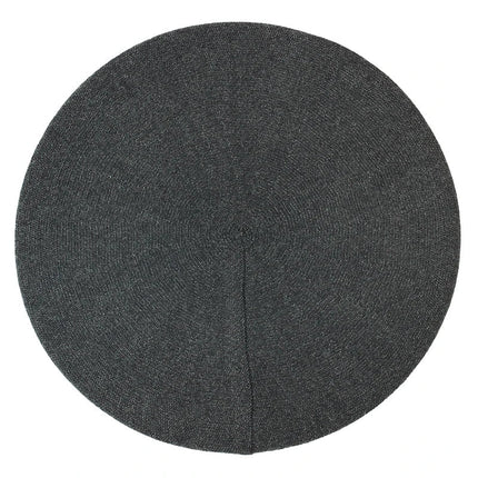 Béret femme en coton - Gris foncé - Ajustable (du 54 au 59) | La boutique du chapeau