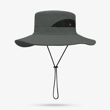 Bob de pêche unisexe - Gris foncé - XL (60 - 61cm) | La boutique du chapeau