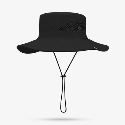 Bob de pêche unisexe - Noir - XL (60 - 61cm) | La boutique du chapeau