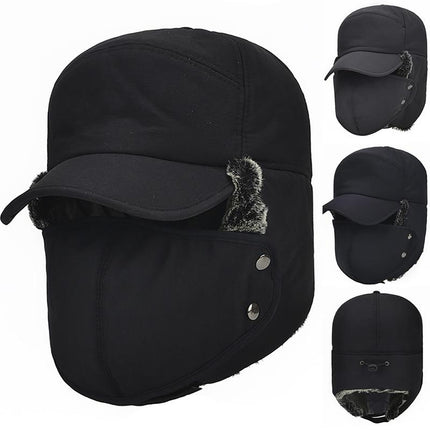 Bomber chapeaux unisexe - 02 Noir - XL (60 - 61cm) | La boutique du chapeau