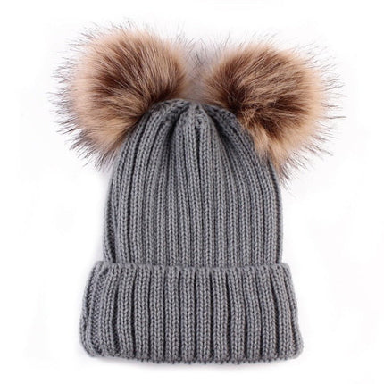 Bonnet à pompons pour femmes - Khaki - Adulte | La boutique du chapeau