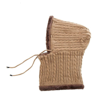 Bonnet avec protection du cou - Kaki - Ajustable (du 54 au 59) | La boutique du chapeau