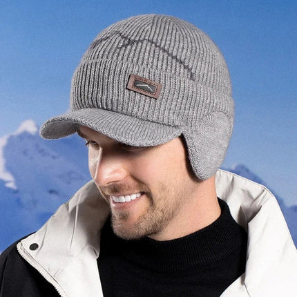 Bonnet cache - oreilles - Gris - Ajustable (du 55 à 60 cm) | La boutique du chapeau