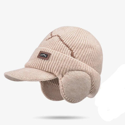 Bonnet cache - oreilles - Beige - Ajustable (du 55 à 60 cm) | La boutique du chapeau