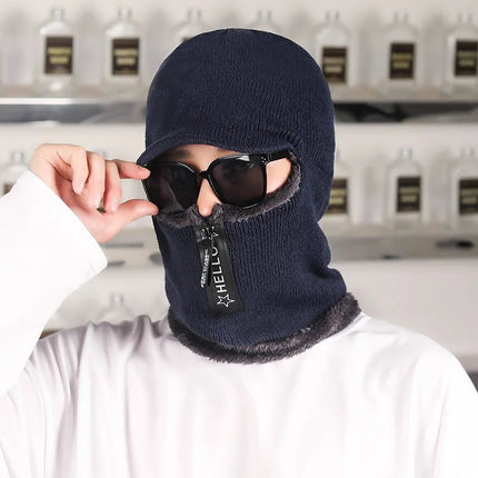 Bonnet cagoule homme - Bleu - Ajustable (du 54 au 59) | La boutique du chapeau